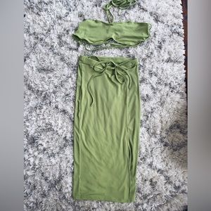 SHEIN two pieces skirt set